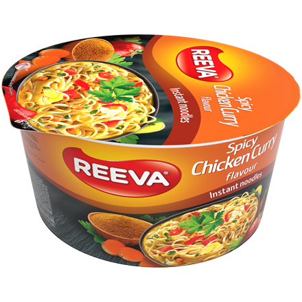 Reeva Big Bowl Instant Nudler Spicy Kylling 75 g