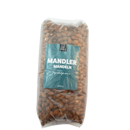  Mandler 2 kg- Kort holdbarhed