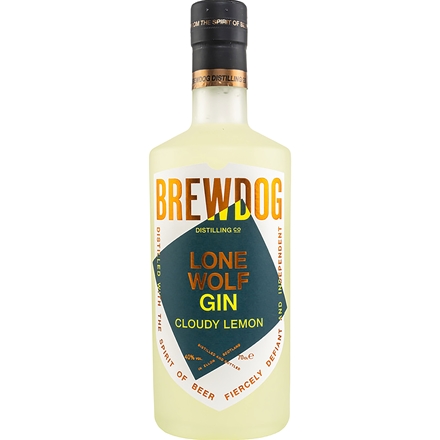 LoneWolf Cloudy Lemon Gin 40% 0,7 l