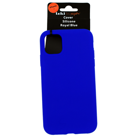 Leki bycph Cover - iPhone 11 Silicone Royal Blue
