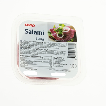 Salami i skiver 200 g