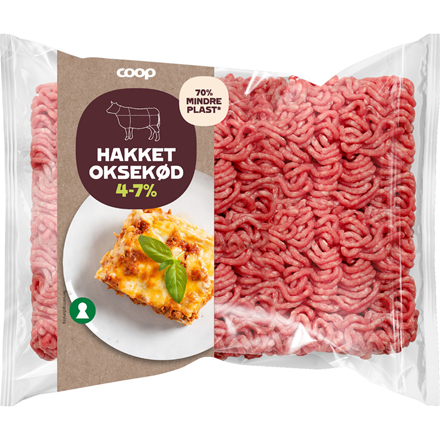 Coop Hakket Oksekød 4-7% 700 g