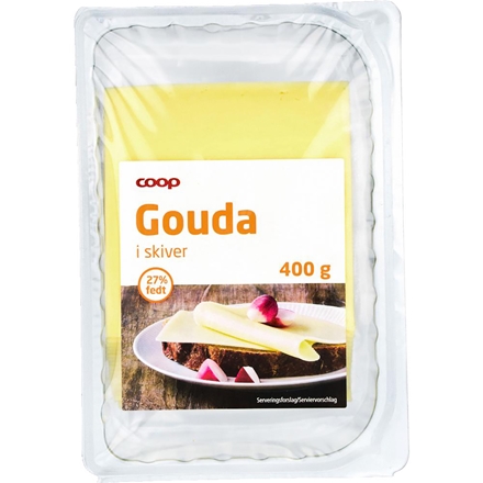 Gouda i skiver 400 g 