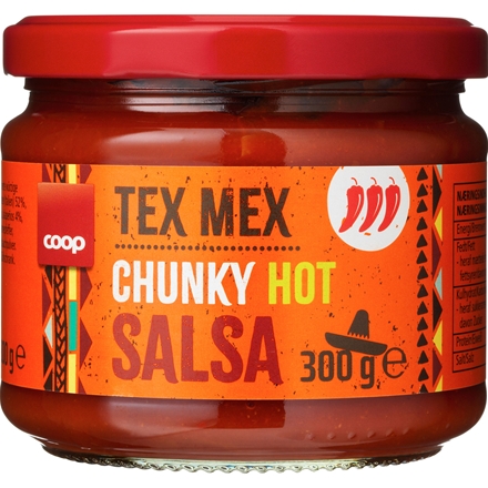 Coop Chunky Salsa Hot 300 g