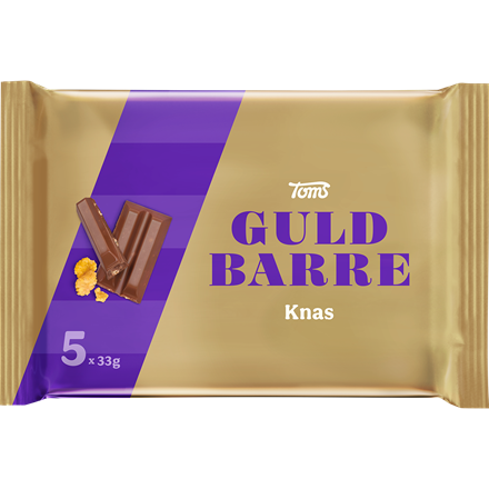 Toms Guld Barre Knas 5-pak 165 g