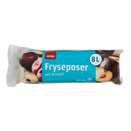 Coop fryseposer 8 liter 15 stk.