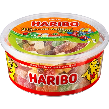 Haribo Stjerne Mix Sour 900g
