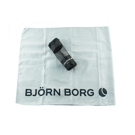 Björn Borg Microfiber Håndklæder, Lys grå 50x100 cm