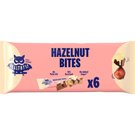 Healthy & Co HAZELNUT BITES 6x21gNo added sugar
