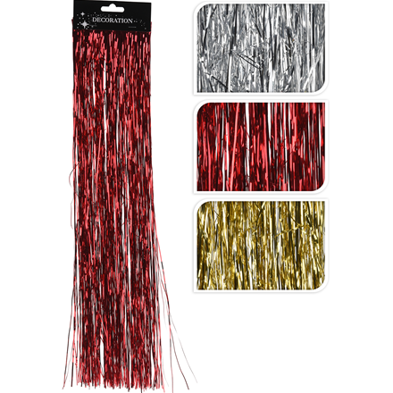 Lametta 40x50 cm 3 ass