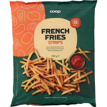 Coop French Fries Strips 750 g