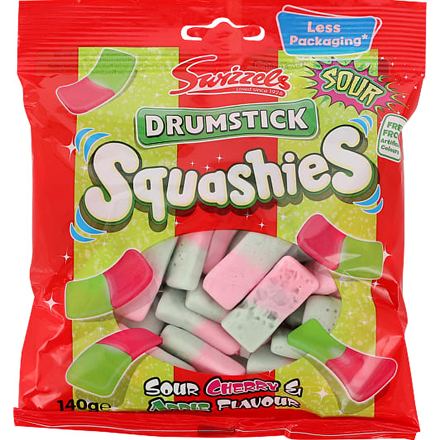 Swizzels Drumstick Squashies Cherry & Apple140 g