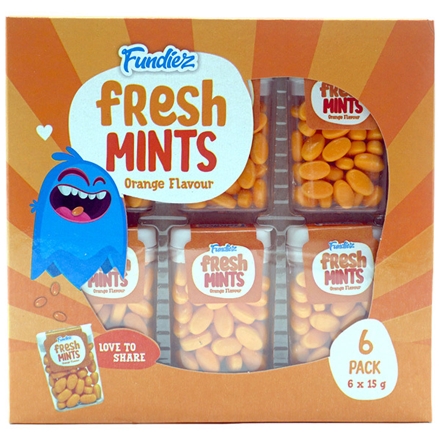Fundiez Fresh Mints Orange 90 g