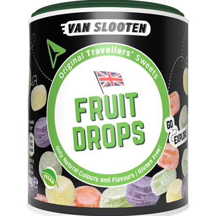 Van Slooten Travellers Sweets Fruit Drops 200 g