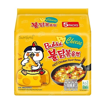 Samyang Buldak Cheese 5-pak 700 g