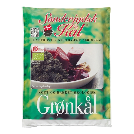 Sønderjysk Kogt og Hakket Grønkål, Økologisk 500g