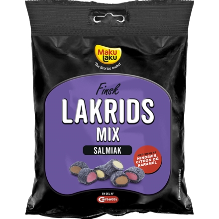 Carletti Finsk Lakrids Mix Salmiak 170g