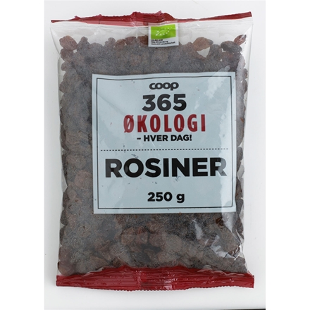 365 Økologi Rosiner 250 g