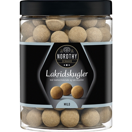 Nordthy Lakridskugler Mild 600 g