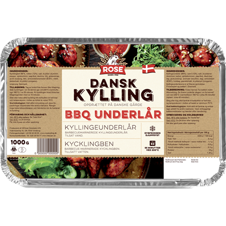 ROSE BBQ Underlår 1000 g
