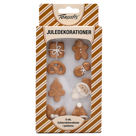 Tørsleffs Gyldne Juledekorationer 8 stk