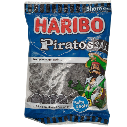Haribo Piratos Salt 340 g
