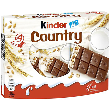 Ferrero Kinder Country 9-pak  211,5 g