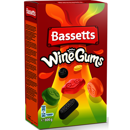 Bassett Wine Gums 800 g