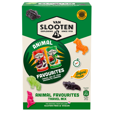 Van Slooten Travel Mix Animals Favourites 900 g