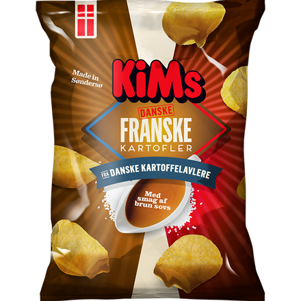 Kims Chips Franske med Brun Sovs 170 g