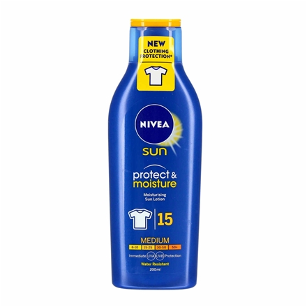 Nivea Moisturising Sun Lotion SPF 15 200 ml