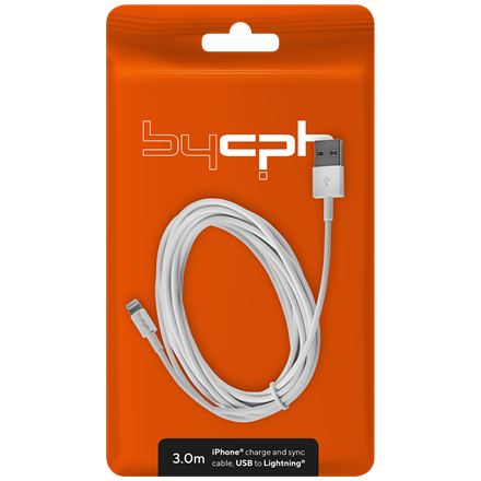 Leki bycph Cable USB to Lightning 3,0 m Kabel