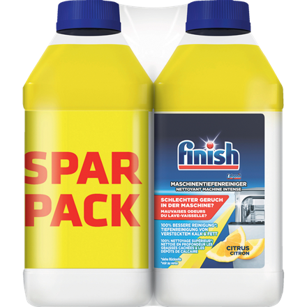 Finish Maskinrens lemon 2 x 250 ml