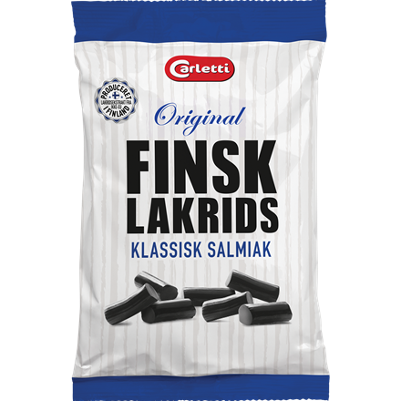 Carletti Finsk Lakrids Salmiak 310 g