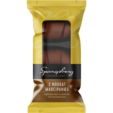 Spangsberg Marcipanæg med Nougat 3-pak 75 g