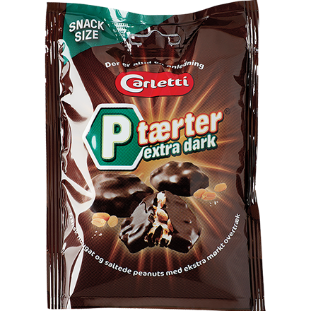 Carletti P-Tærter Extra Dark 70 g