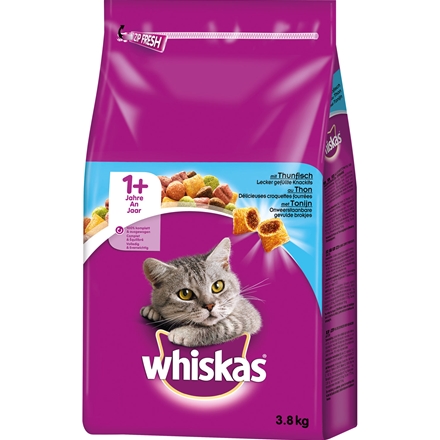 Whiskas Adult med tun 3,8 kg