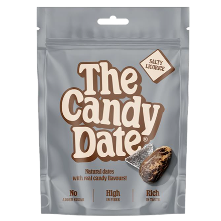 The Candy Date Salty Liquorice 100 g