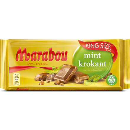 Marabou Mint Krokant 250 g