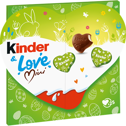 Ferrero Kinder & Love Mini Hjerter 107 g