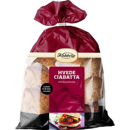 Hvede Ciabattaboller 420g