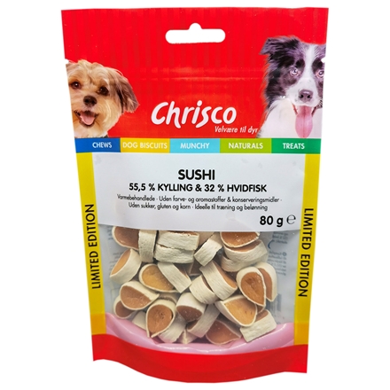 Chrisco - Sushi Kyl./Hvid Fisk 80g