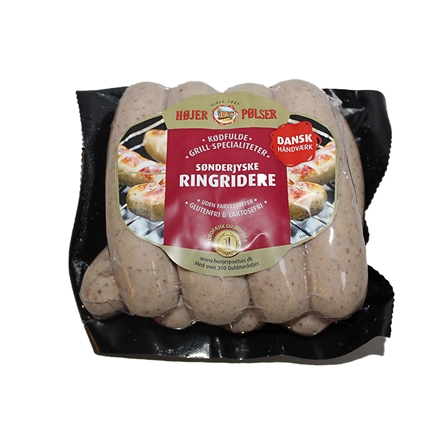 Højer Glutenfri Ringrider Grillpølser 640g 