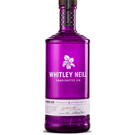 Whitley Neill Rhubarb & Ginger Gin 43% 0,7 l