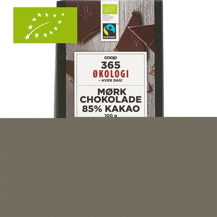 365 Økologi Chokolade 85% 100 g
