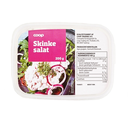 Coop Skinke Salat 200gr