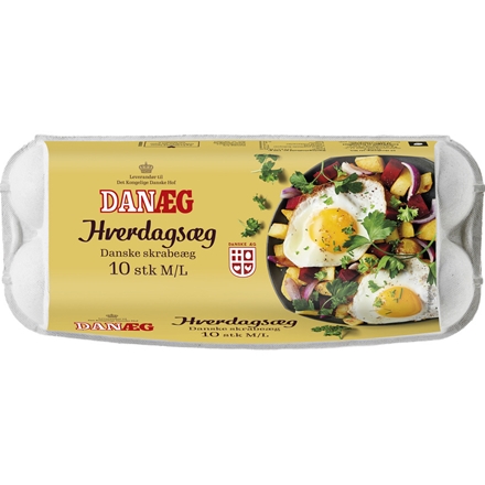 Hverdagsæg Skrabeæg M/L 10 Stk