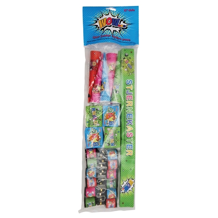 Junior Fyrværkeripose 87 dele