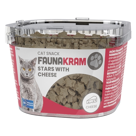 Faunakram Cat Snack Star Cheese 100 g