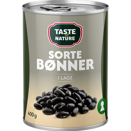 Taste of Nature Sorte Bønner 400 g